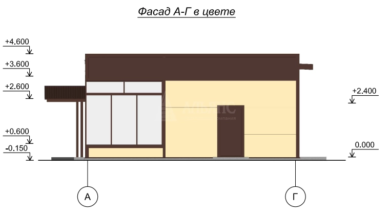 3D визуализация Автосервис-магазин из сэндвич-панелей - фото 8