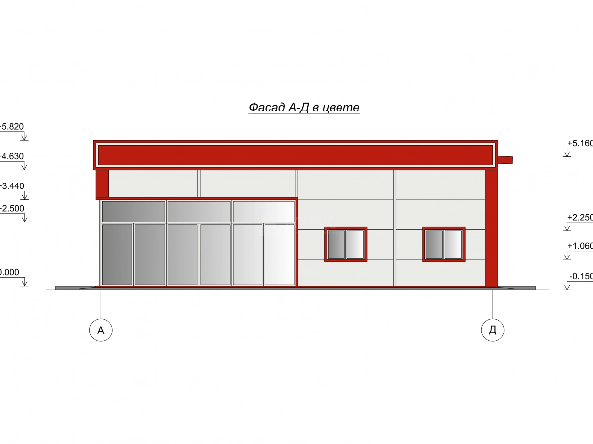 3D визуализация Кафе из сэндвич-панелей - фото 9