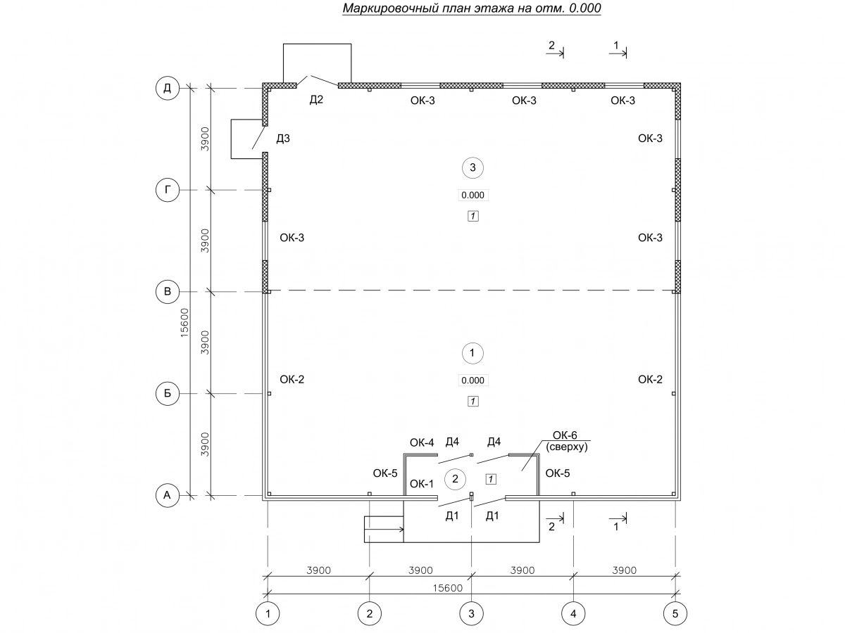 Планировка Кафе из сэндвич-панелей -  фото 1