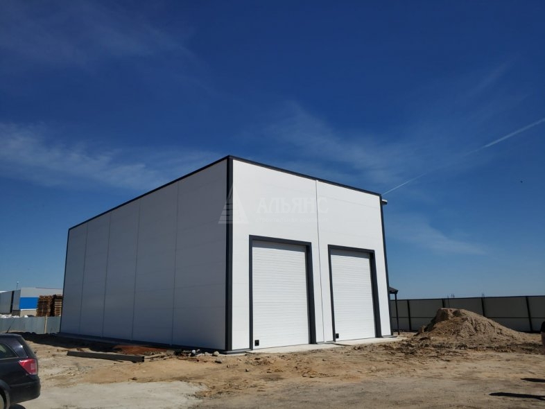 Грузовое СТО из сэндвич-панелей - фото 2